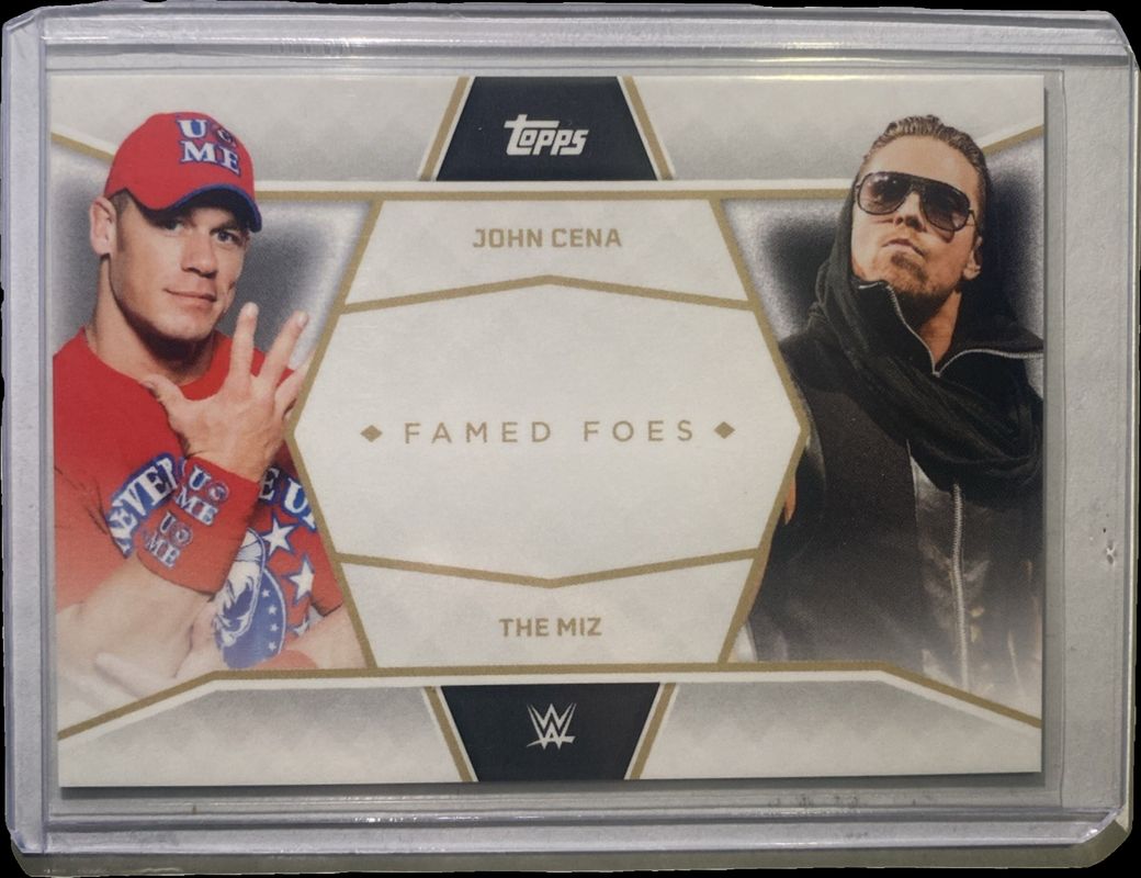2025 Topps John Cena Commemorative Collection #FF7 Framed Foes