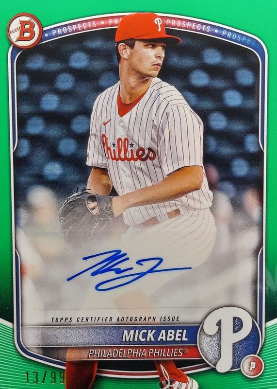 2025 Bowman #BPA-MA Prospect Auto - Green Border /99