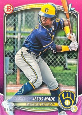 大谷翔平2021 Bowman Neon Green Border /399 Jesus Made 2025 Bowman #BP-66 Prospects - Neon Green Border
