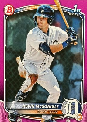 2025 Bowman #BP-79 Prospects - Fuchsia Border /299 (1st)