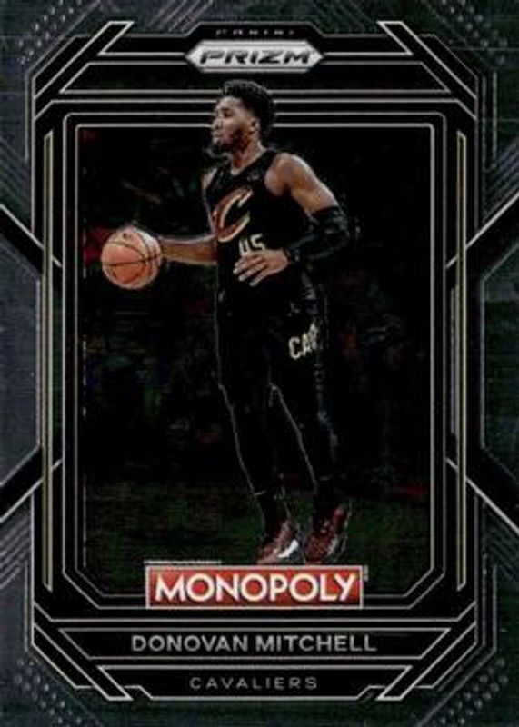 Donovan Mitchell 2022 Prizm Monopoly #18 Base RAW
