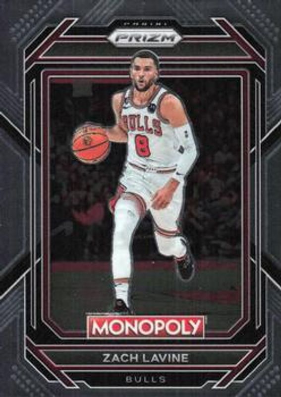 Zach LaVine 2022 Prizm Monopoly #14 Base RAW