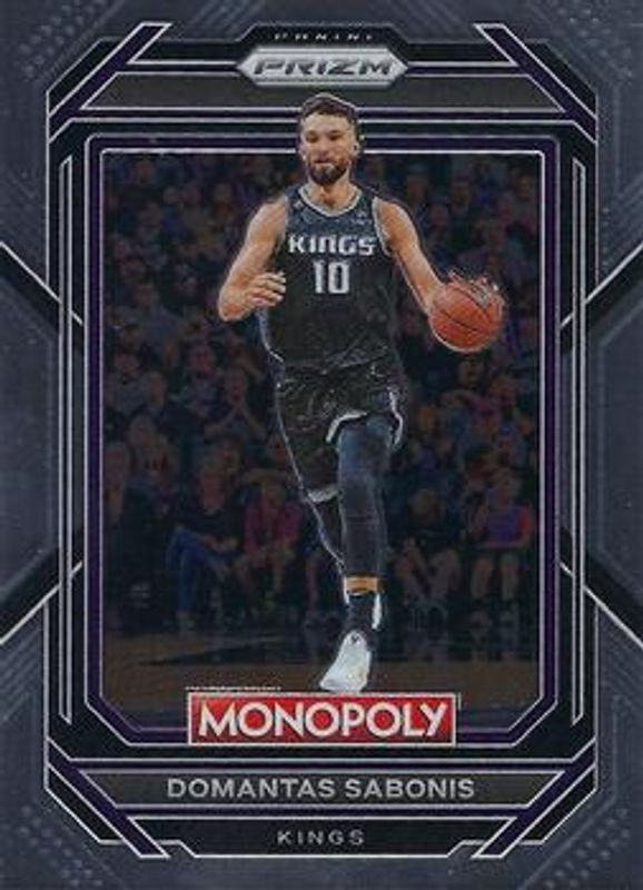 Domantas Sabonis 2022 Prizm Monopoly #77 Base RAW