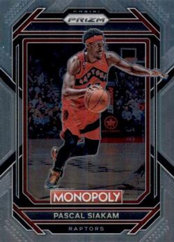 Pascal Siakam 2022 Prizm Monopoly #82 Base RAW