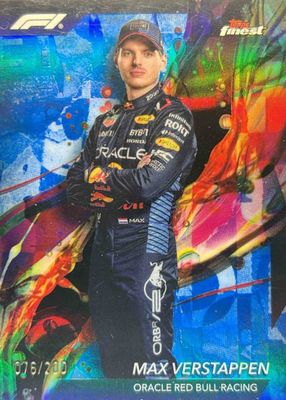 2024 Topps Finest Formula 1 #1 Common - Blue Refractor /200