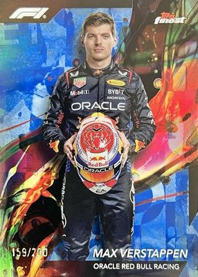 2024 Topps Finest Formula 1 #95 Common - Blue Refractor /200