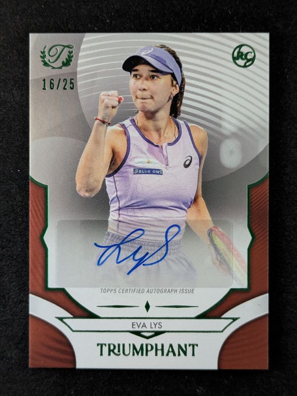 2025 Topps Triumphant #29-A Autographs - Orange Foil /25