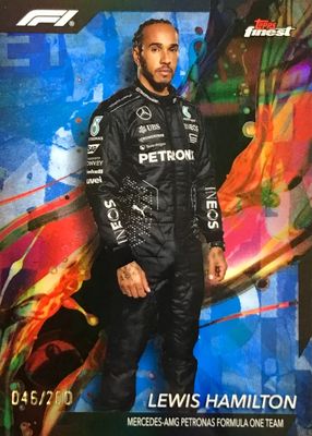 2024 Topps Finest Formula 1 #6 Common - Blue Refractor /200