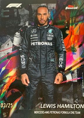 2024 Topps Finest Formula 1 #89 Common - Black Refractor /25