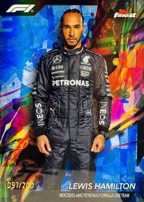 2024 Topps Finest Formula 1 #89 Common - Blue Refractor /200