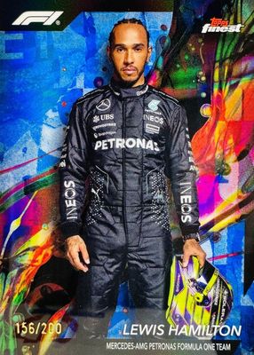 2024 Topps Finest Formula 1 #96 Common - Blue Refractor /200
