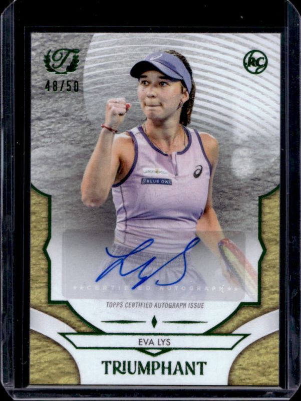 2025 Topps Triumphant #29-A Autographs - Trophy Gold Foil /50