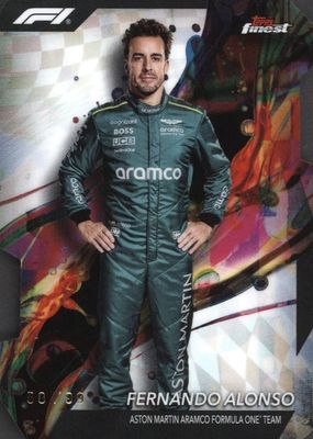 2024 Topps Finest Formula 1 #11 Common - Die-Cut Refractor /99