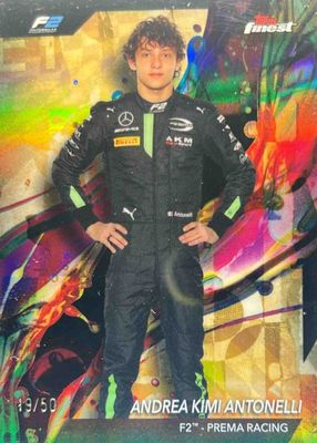 2024 Topps Finest Formula 1 #22 Common - Gold Refractor /50