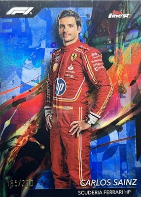 2024 Topps Finest Formula 1 #4 Common - Blue Refractor /200