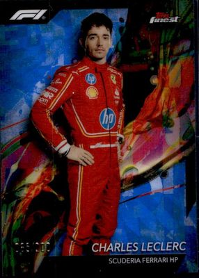 2024 Topps Finest Formula 1 #3 Common - Blue Refractor /200