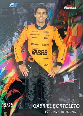 2024 Topps Finest Formula 1 #28 Common - Black Refractor /25