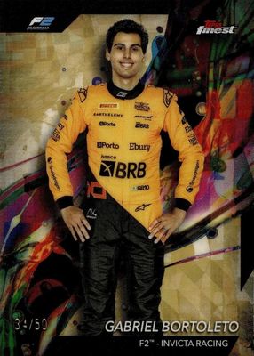 2024 Topps Finest Formula 1 #28 Common - Gold Refractor /50