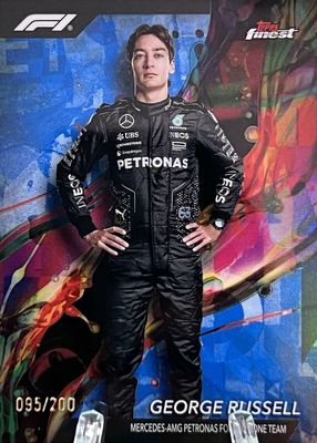 2024 Topps Finest Formula 1 #5 Common - Blue Refractor /200