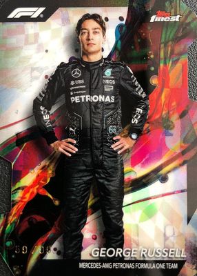 2024 Topps Finest Formula 1 #5 Common - Die-Cut Refractor /99