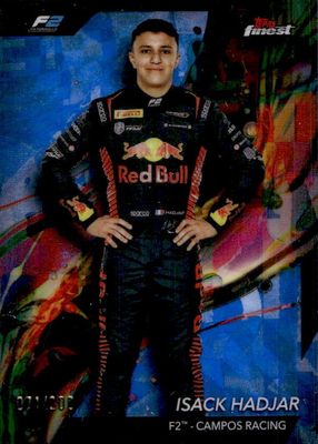 2024 Topps Finest Formula 1 #41 Common - Blue Refractor /200