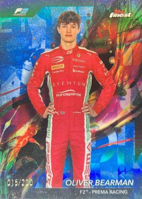2024 Topps Finest Formula 1 #21 Common - Blue Refractor /200