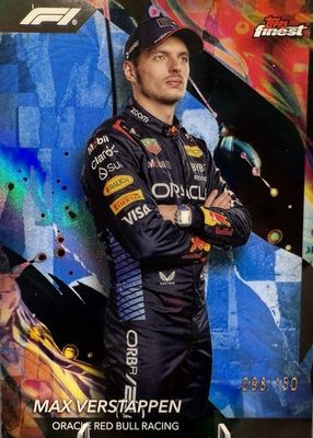 2024 Topps Finest Formula 1 #195 Uncommon - Blue Refractor /150