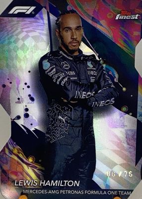 2024 Topps Finest Formula 1 #196 Uncommon - Die-Cut Refractor /75