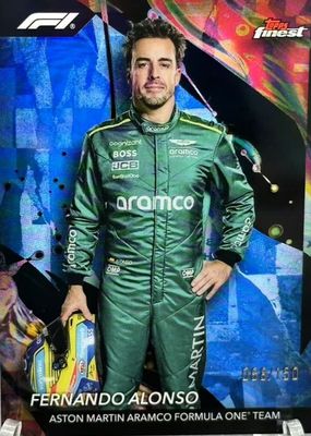 2024 Topps Finest Formula 1 #197 Uncommon - Blue Refractor /150