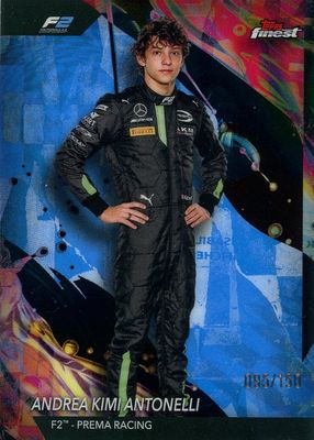 2024 Topps Finest Formula 1 #122 Uncommon - Blue Refractor /150