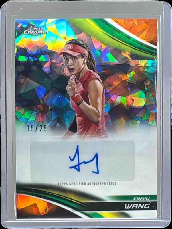 2025 Topps Chrome Sapphire Edition #CA-XYW Autographs - Orange Refractor /25