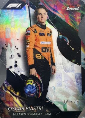 2024 Topps Finest Formula 1 #108 Uncommon - Die-Cut Refractor /75
