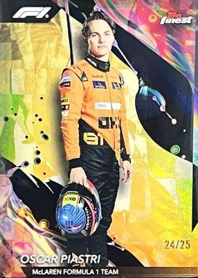 2024 Topps Finest Formula 1 #108 Uncommon - Gold Refractor /25