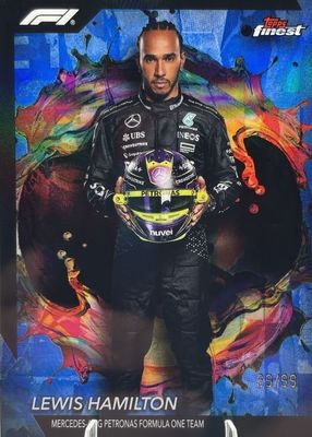 2024 Topps Finest Formula 1 #206 Rare - Blue Refractor /99