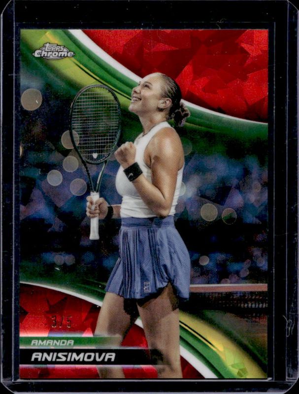 2025 Topps Chrome Sapphire Edition #56 Red Refractor /5