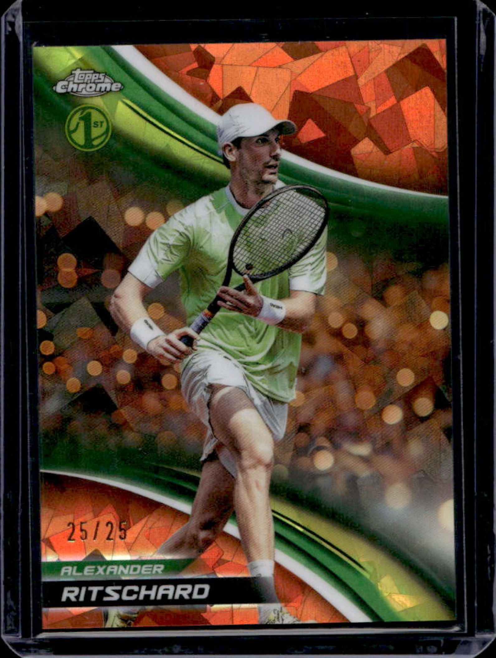 Alexander Ritschard 2025 Topps Chrome Sapphire Edition #135 Orange ...