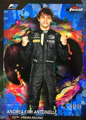 2024 Topps Finest Formula 1 #222 Rare - Blue Refractor /99