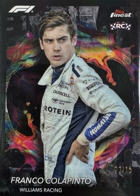 2024 Topps Finest Formula 1 #220 Rare - Black Refractor /15