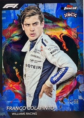 2024 Topps Finest Formula 1 #220 Rare - Blue Refractor /99