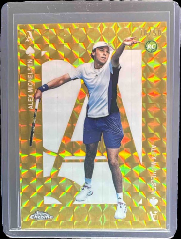 2025 Topps Chrome #ACE-25 Aces - Gold Geometric Refractor /50