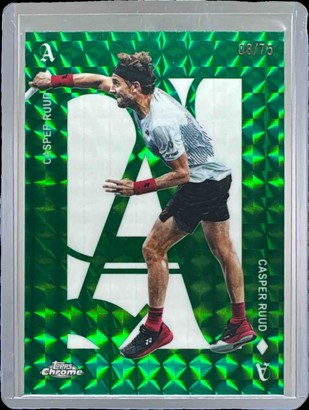 2025 Topps Chrome #ACE-23 Aces - Green Geometric Refractor /75