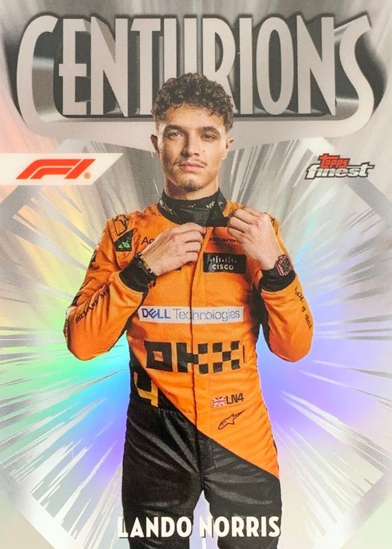 Lando Norris 2024 Topps Finest Formula 1 #CEN-7 Centurions /(SSP) RAW