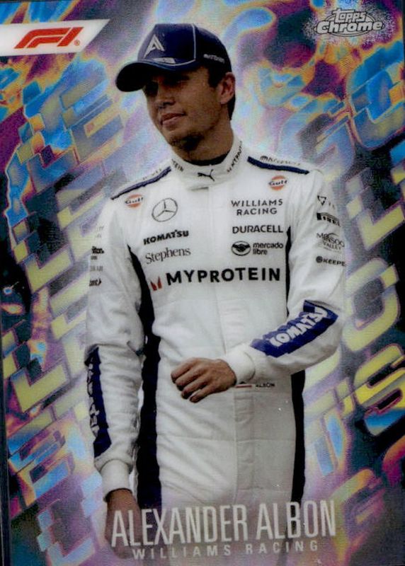 Alexander Albon 2024 Topps Finest Formula 1 #LG-19 Let's Go /(SSP) RAW