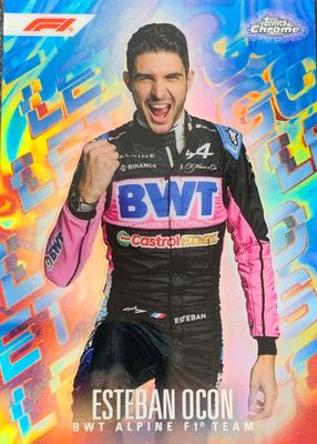 その他 2020 topps chrome f1 ESTEBAN OCON /50 2020 TOPPS CHROME F1 ESTEBAN OCON 1954 WORLD ON WHEELS GOLD