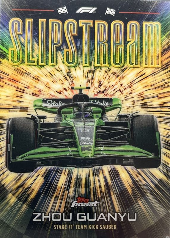 Zhou Guanyu 2024 Topps Finest Formula 1 #SS-14 Slipstream /(SSP) RAW