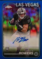 thumbnail image 2 of Brock Bowers Rookie Refractor Silver Holo Chrome Card - Georgia Bulldogs Panini 2 of 3
