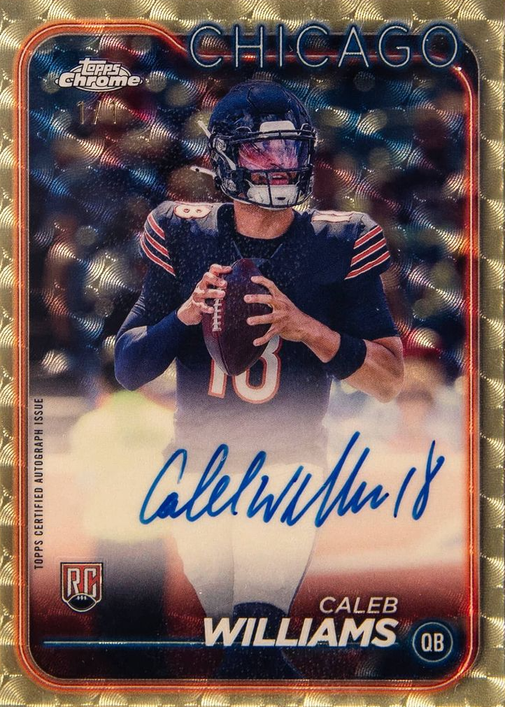 Caleb Williams 2024 Topps Chrome #RA-CWI Rookie Auto - Superfractor /1 ...