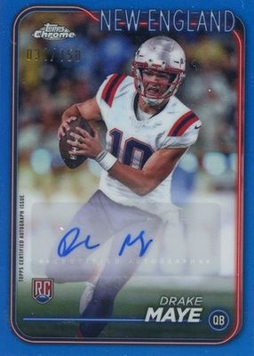 2024 Topps Chrome #RA-DMA Rookie Auto - Blue Refractor /150