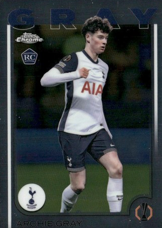 Archie Gray 2024 Topps Chrome UEFA Club Competitions #170 Base Price ...