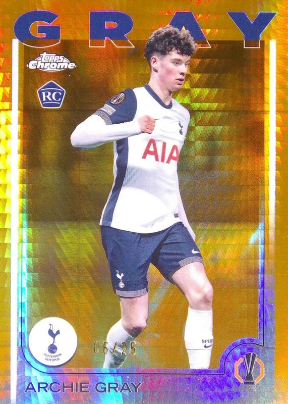 2024 Topps Chrome UEFA Club Competitions #170 Orange Prism Refractor /25